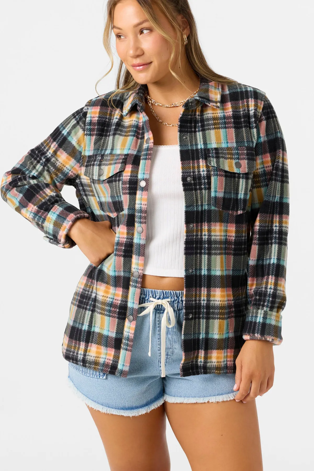 Tops^O'Neill Zuma Superfleece Long Sleeve Top - | sea spray