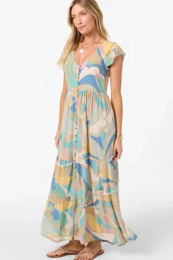 Butterfly Geo Collection|New Arrivals^O'Neill Zygrid Butterfly Midi Dress desert sage